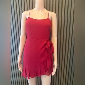 Lulu's Red Sleeveless Dress